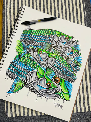 Tarpon U • Original Sketch
