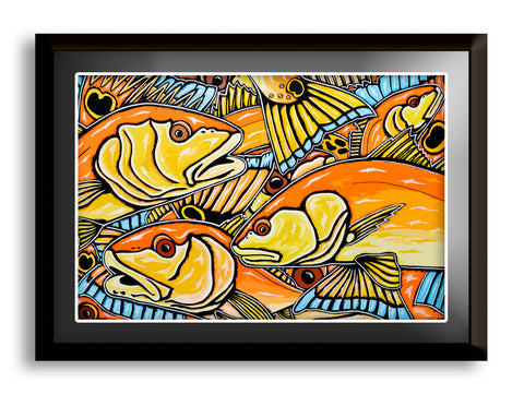 Heads or Tails - Lithograph Print