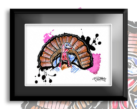 Turkey Splatter - Print