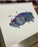 Sunset Throwdown • Original Sketch