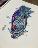 Sunset Throwdown • Original Sketch