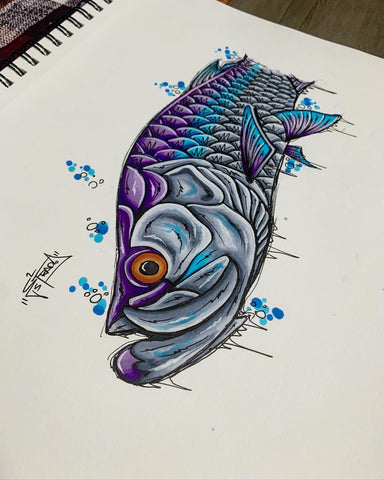 Sunset Throwdown • Original Sketch